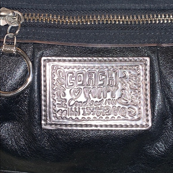 Coach Poppy Back Patent Satchel Purse - Picture 2 of 7